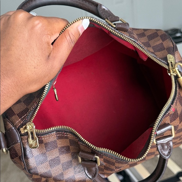 Louis Vuitton Damier Ebene Speedy Bandouliere 30 - Picture 5 of 8